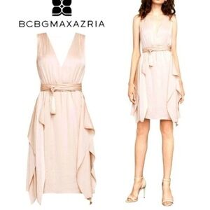 BCBGMaxAzria Light Pink Asymmetrical Dress